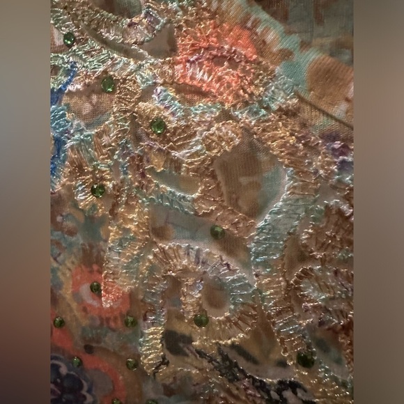 Multiples brand shirt with lace detailing - multicolored size S - 3/4 sleeve - Picture 5 of 5